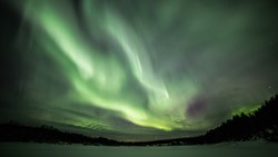 XL Finland Northern Lights In Rovaniemi Lapland Night