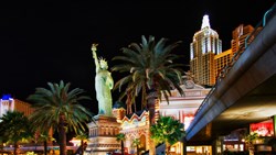 USA Nevada Las Vegas Night Lights Of New York Hotel & Casino
