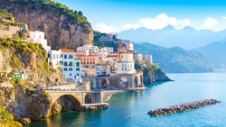 Xl Italy Amalfi Amalfi Town Ocean