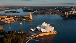Xl Australia NSW Sydney Harbour Sunset Operahouse Bridge Foto Ethan Rollof