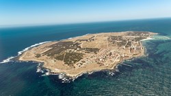 Xl South Africa Cape Town Robben Island Prison Aerial View
