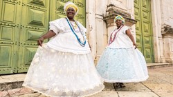 Xl Brazil Salvador Bahia Dress Candomble Religion Women Traditional Clothes