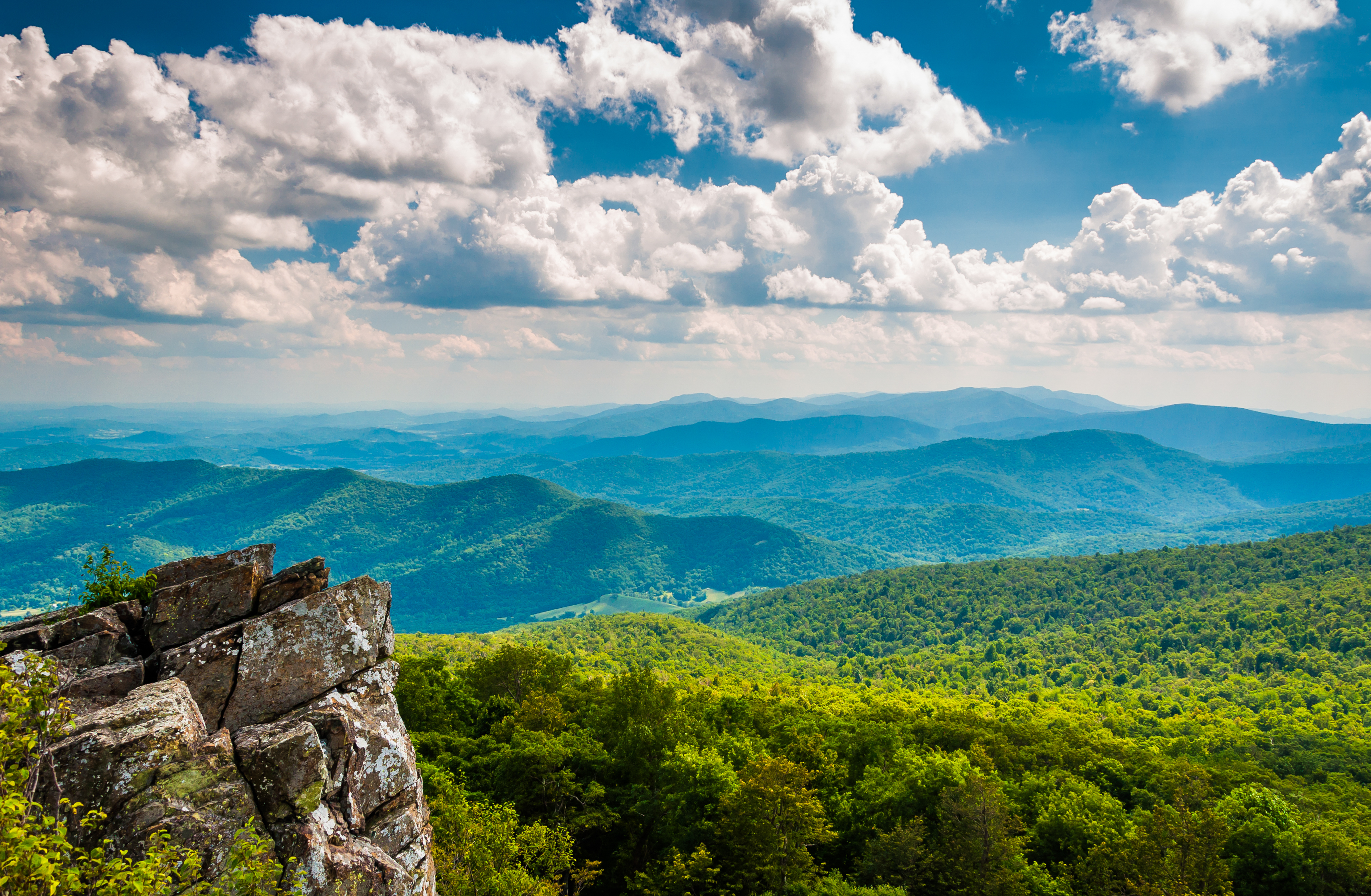 Xl Usa North Carolina Blue Ridge Mountains Nature View