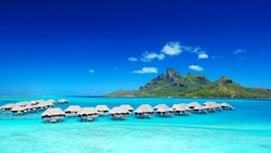 XL Four Seasons Bora Bora French Polynesia Aerial View 3