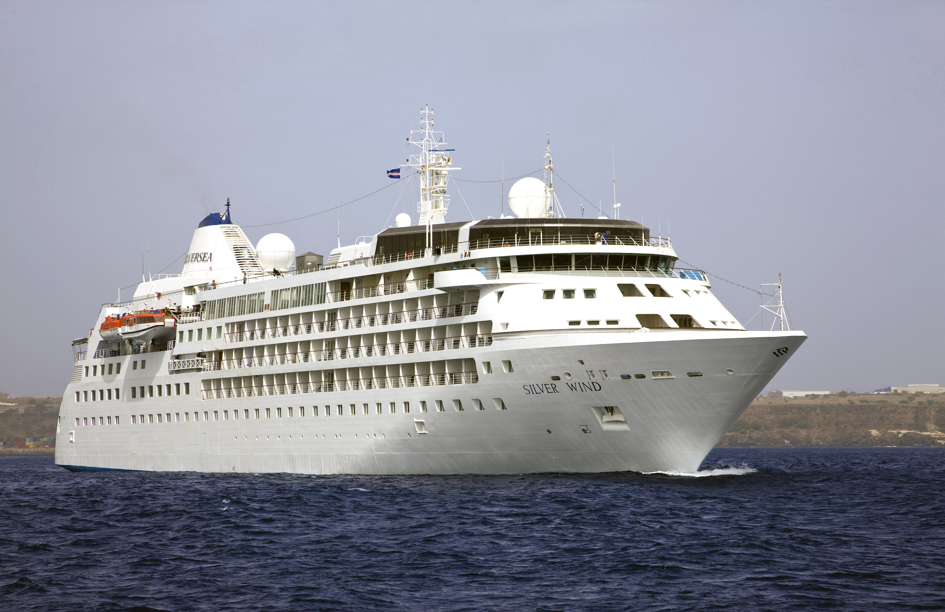 XL Silver Wind Ship At Sea