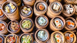 Xl Singapore Dim Sum In Bamboo Steamer