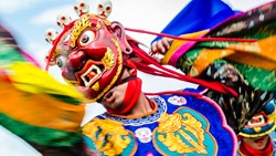Xl Bhutan Masked Dancer Festival