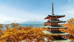 XL Japan Tokyo Fall Colours And Mt Fuji