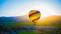 Xl USA California Napa Valley Balloon Trip Sunrise