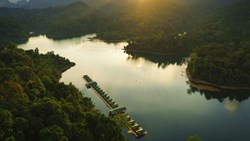 Xl Thailand Khao Sok Elephant Hills Floating Tents Aerial