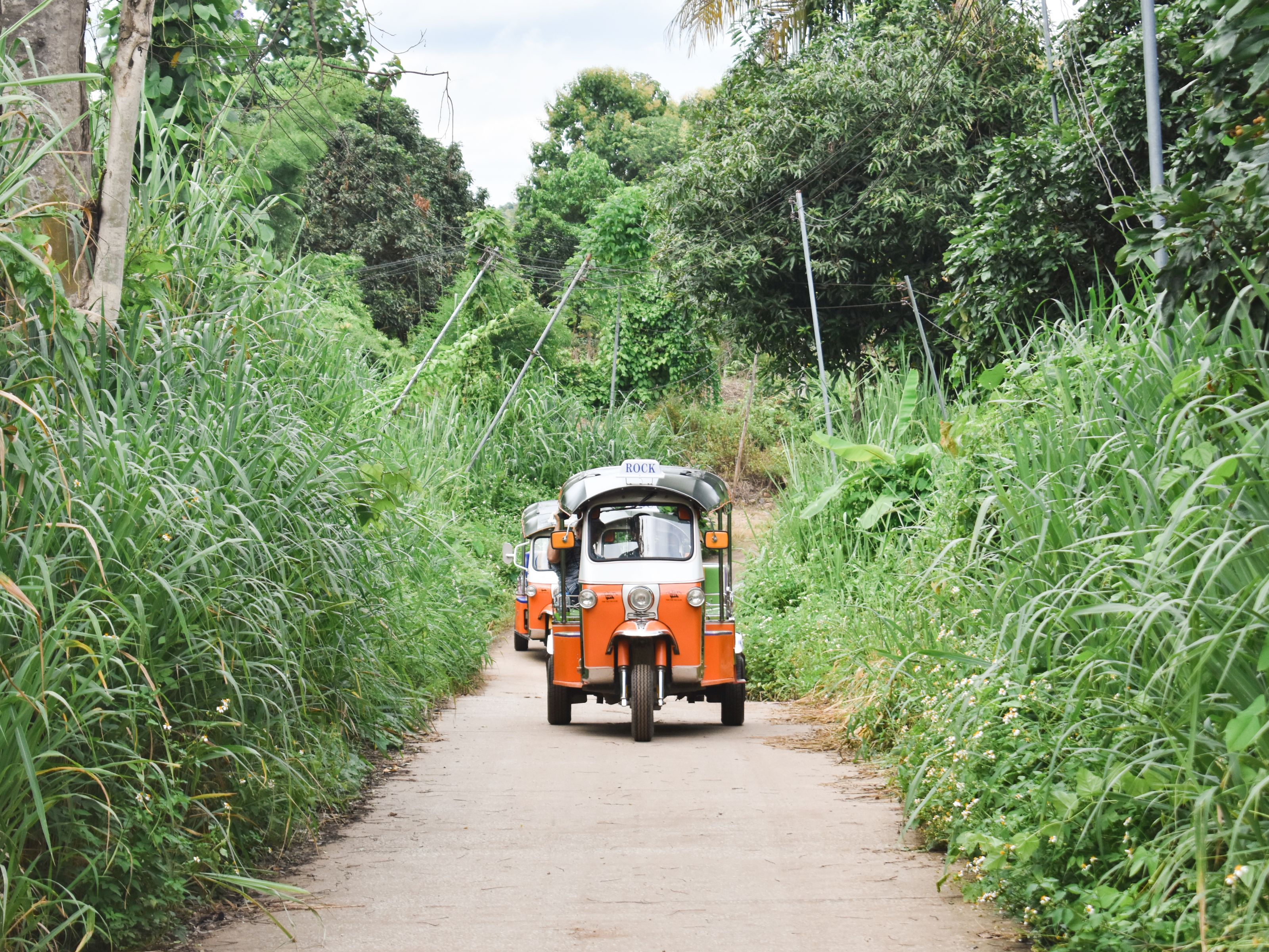 Xl Thailand Chiang Mai Tuk Tuk Narrow Road