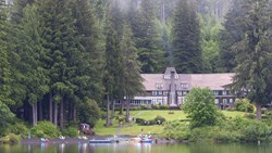 Xl USA Washington Lake Quinault Lodge Lake View