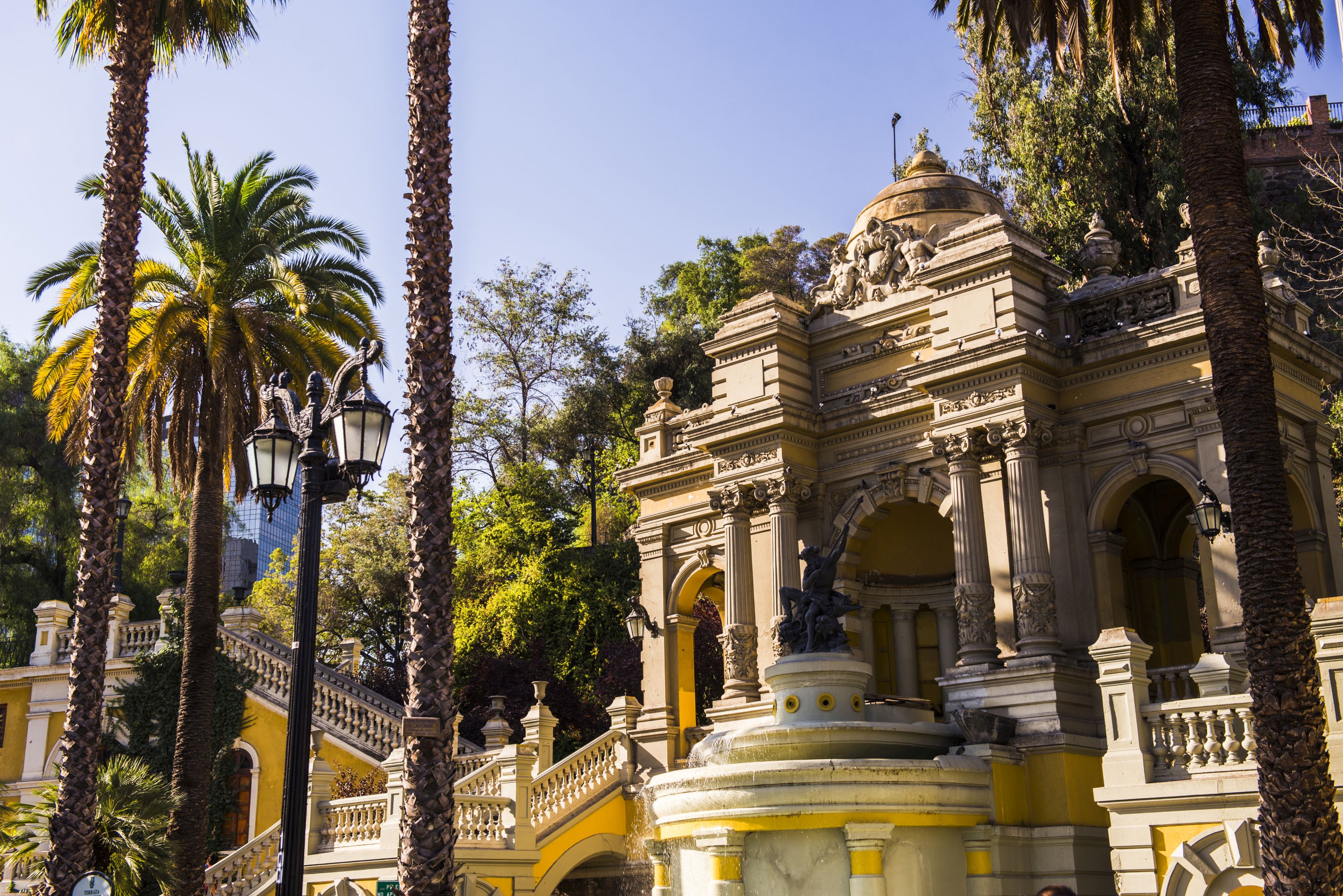 XL Santiago De Chile Fountain Of Neptune