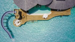 Xl Maldives Soneva Jani 3BR Water Reserve With Slide View From Above