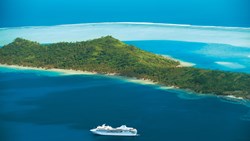 Xl Cruise Paul Gauguin Cruises Ship Bora Bora Aerial View