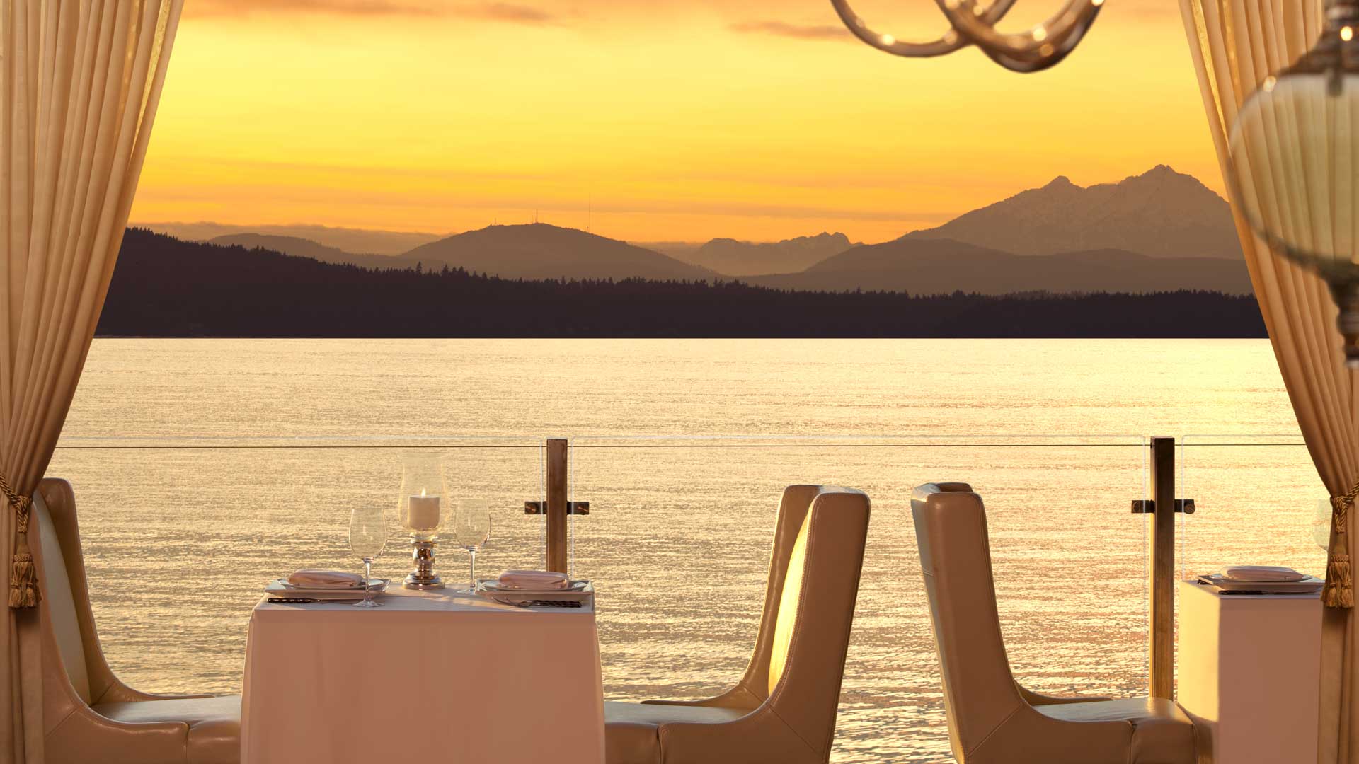 Xl USA WA Seattle The Edgewater Hotel Six Seven Dining Room