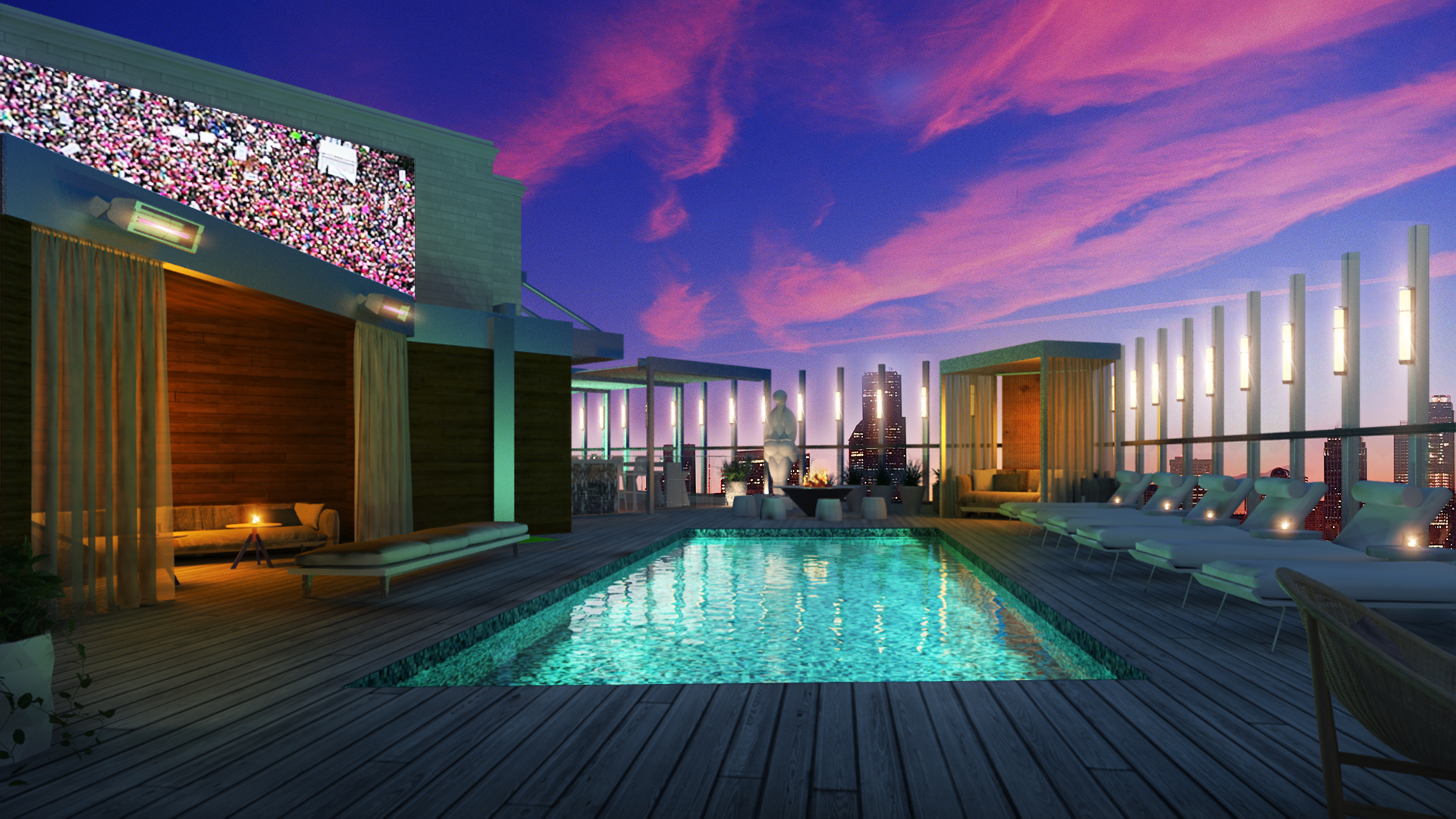 XL USA Hotel Zena Washington D.C Rooftop