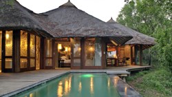 Xl South Africa Leadwood Lodge Room Plunge Pool Evening