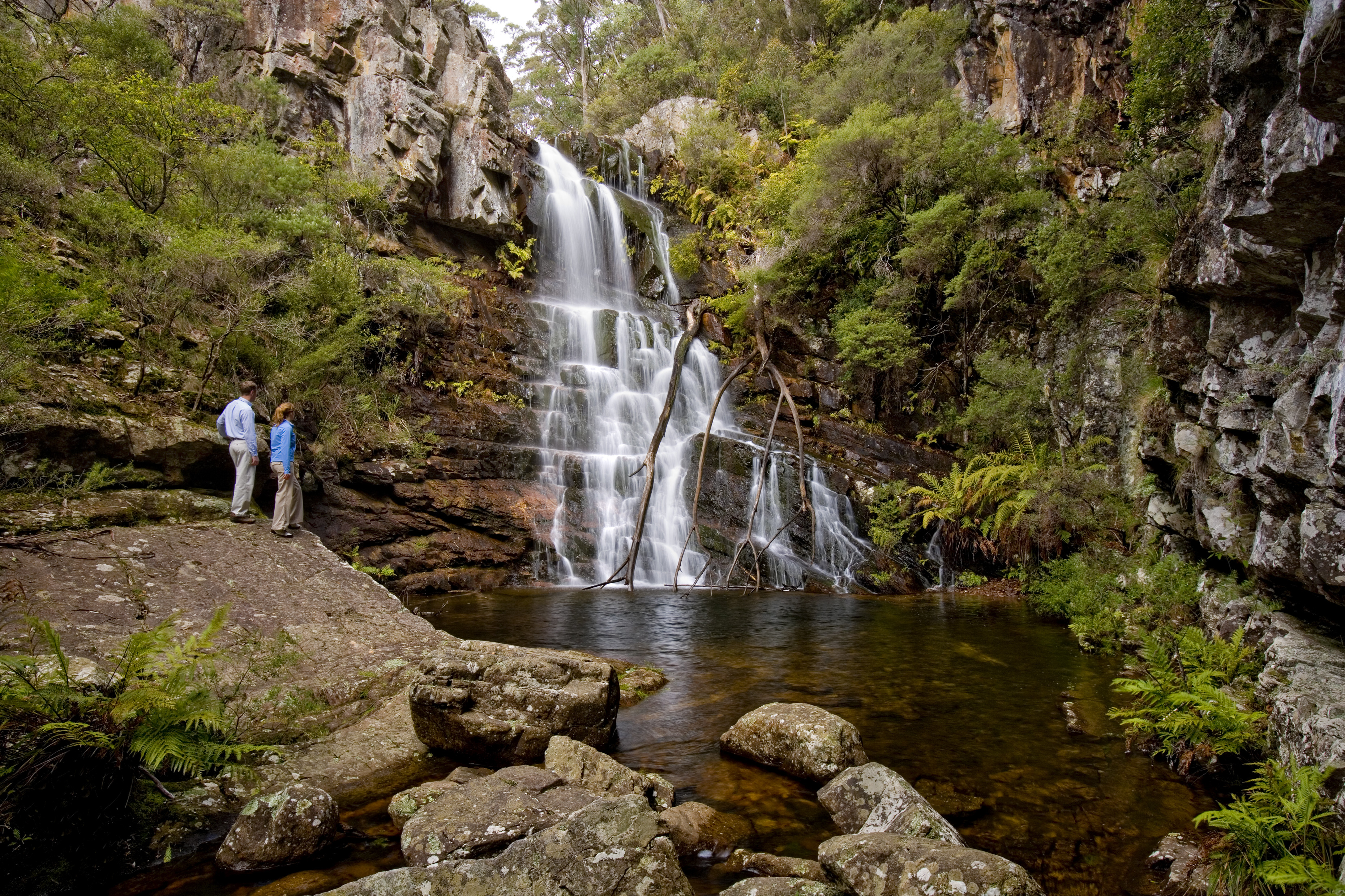 Xl Australia NSW Blue Mountains Waterfall