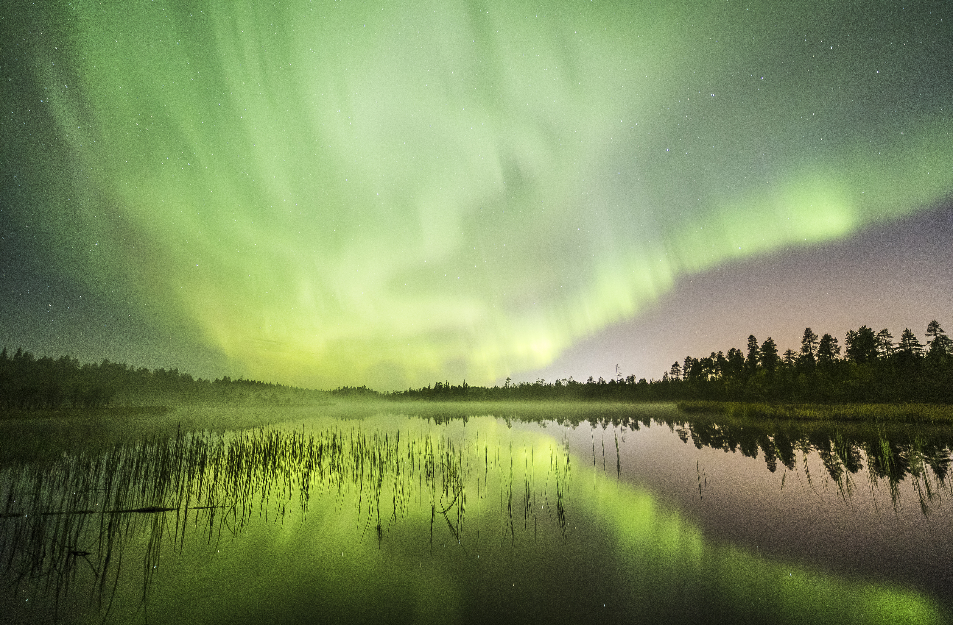 XL Finland Green Northern Lights Rovaniemi
