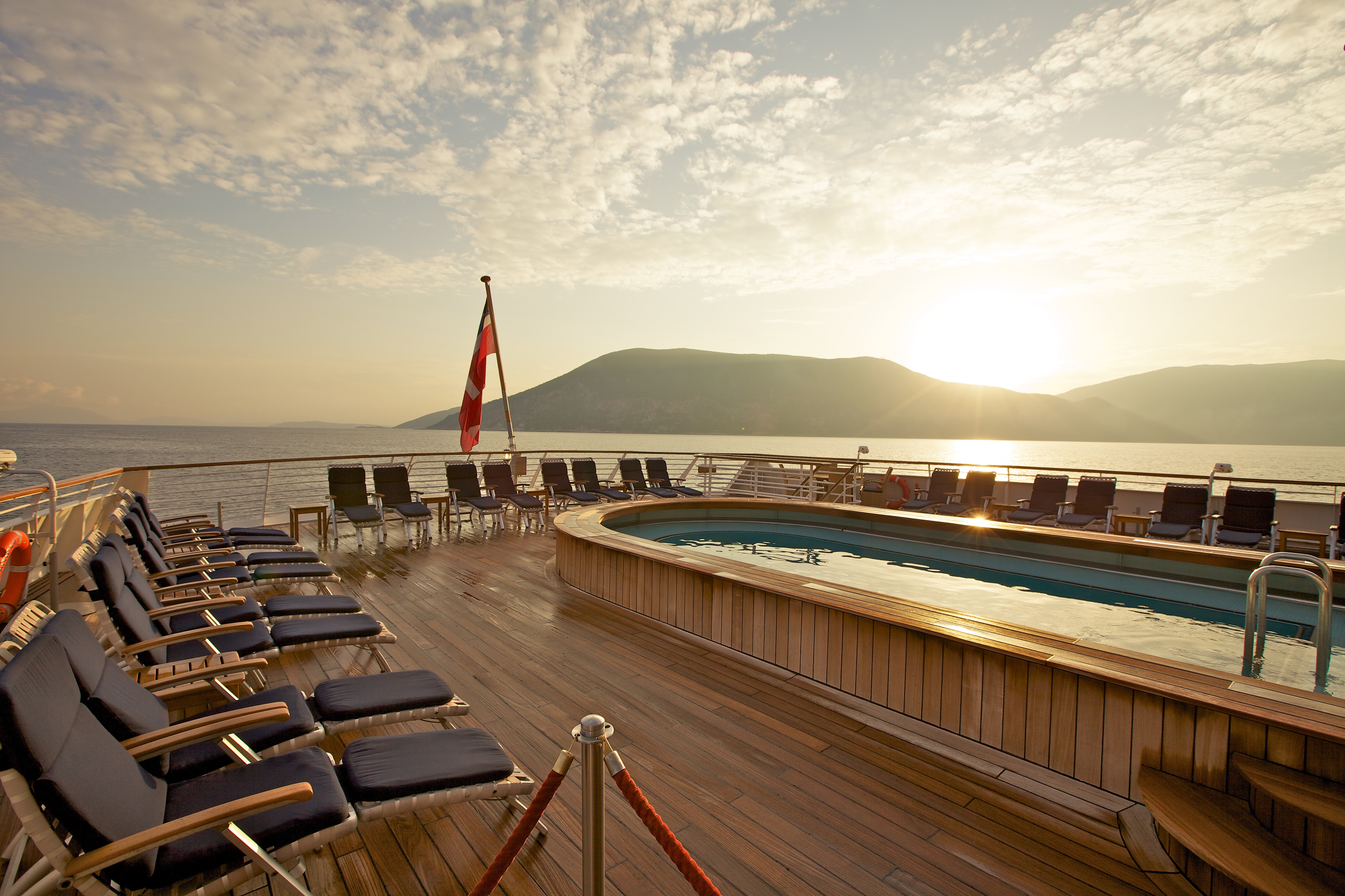 XL Cruise Seadream Pool Deck Sunrise