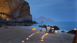 Xl Oman Zighy Bay Six Senses Private Dining Romantic Beach]