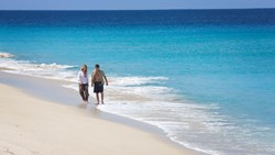 XL Caribbean US Virgin Islands St. Croix Couple On Beach People