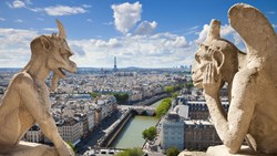 Xl France Paris Notre Dame Eiffel Tower View Over Paris (1)