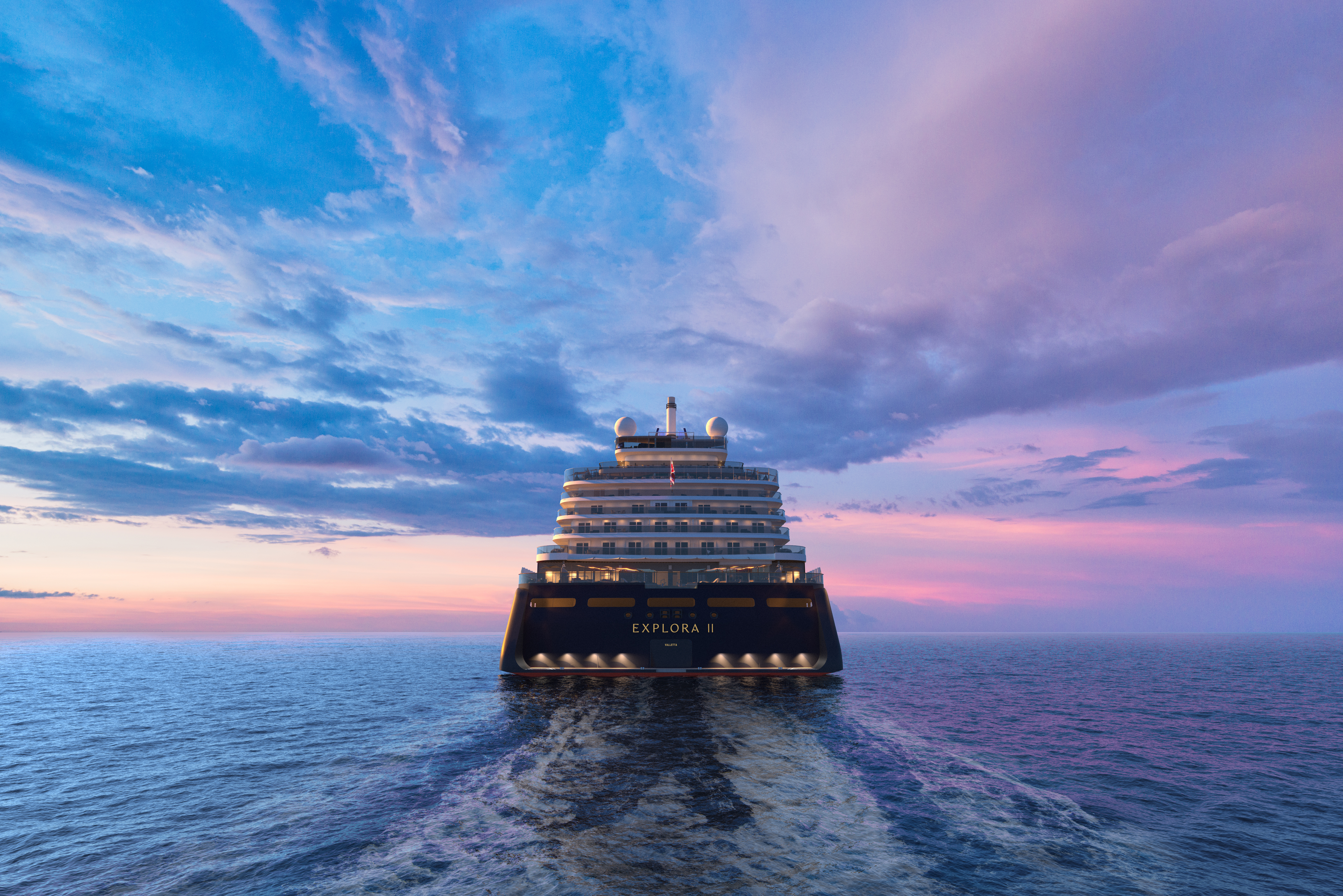 EXPLORA II Exterior Dusk 01