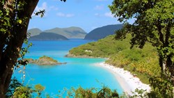 XL Caribbean US Virgin Islands St. John Island Trunk Bay