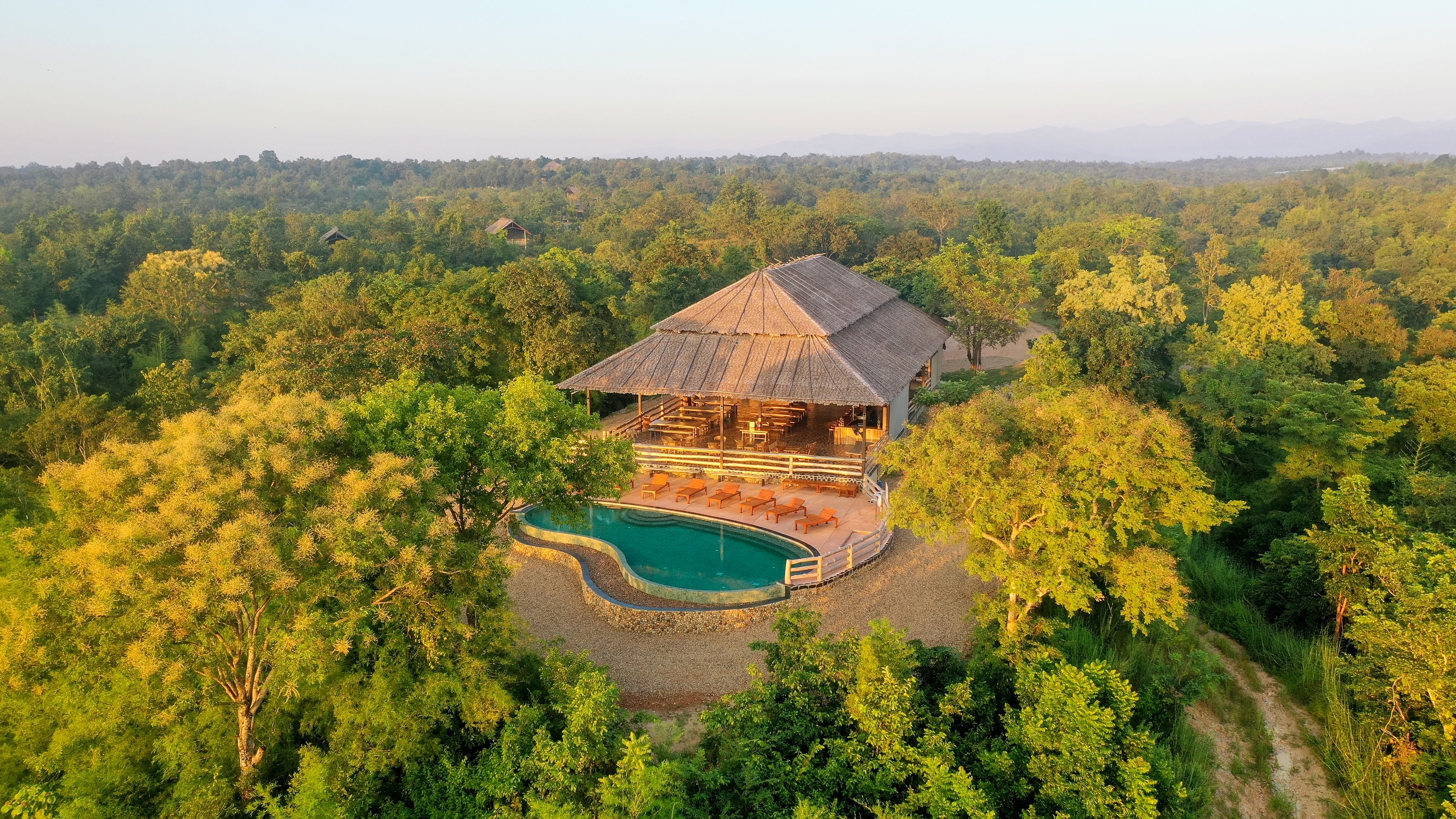 XL Thailand The Bush Camp Lobby Pool
