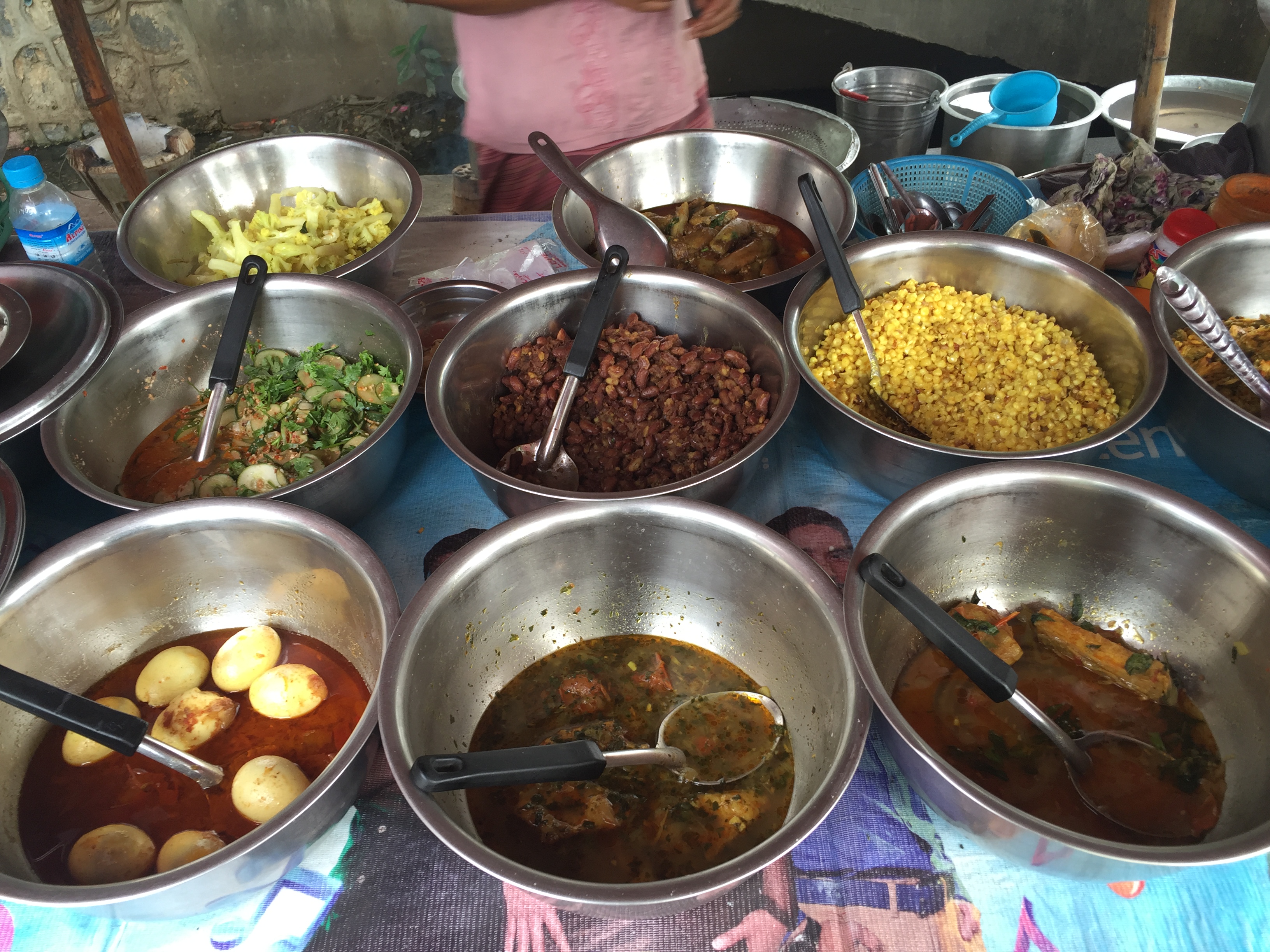 Xl Burma Mandalay Morning Market Food