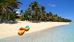 XL Motu Beachfront Art Villas Cook Islands Exterior View From The Beach