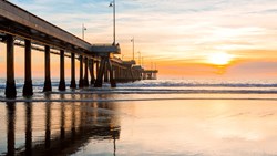 XL USA California Los Angeles Venice Pier Sunset