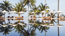 Xl Thailand Phuket The Surin Resort Poolside Dining Palm Trees
