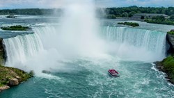 Small Canada Niagara Hornblower Boat