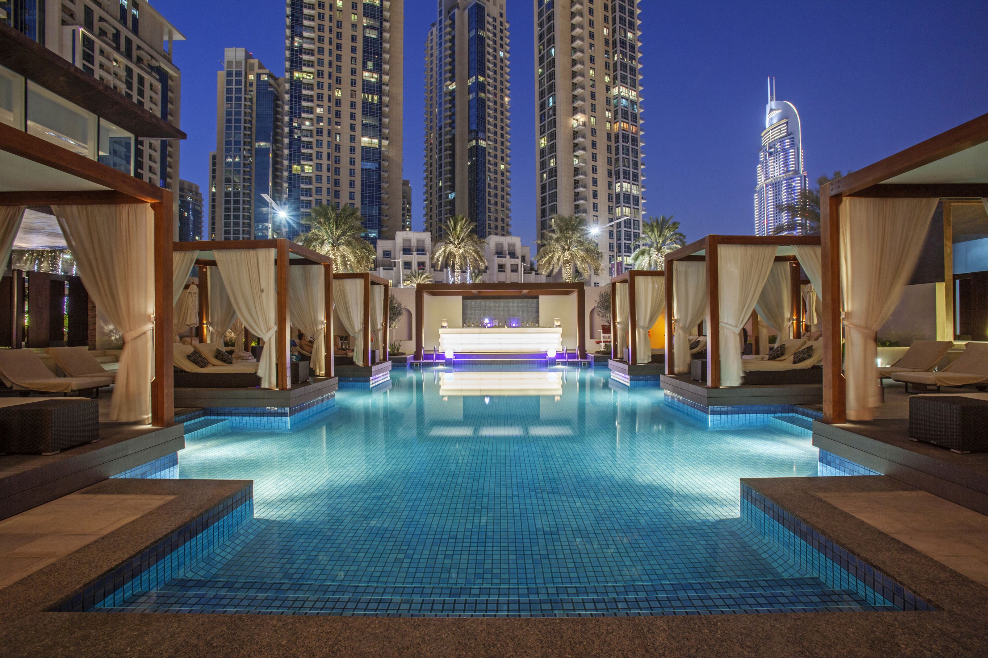 Xl Dubai Vida Downtown Pool Cabanas