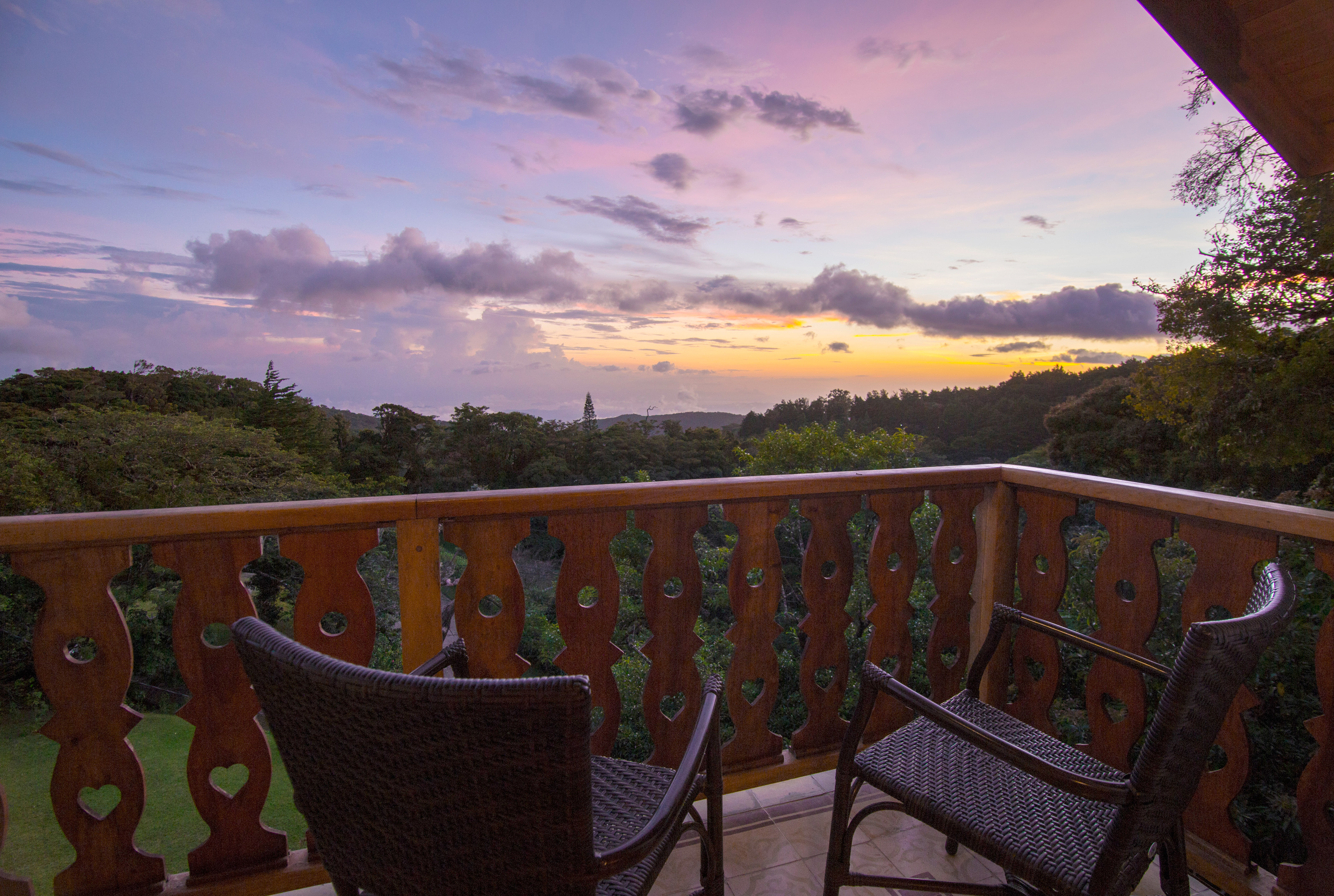 Xl Costa Rica Monteverde Hotel Belmar Sunset View Balcony