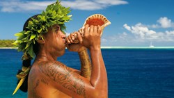XL French Polynesia Man People Culture Sea