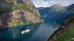 Xl Norwegian Jade Ncl Ship Geirangerfjord Norway