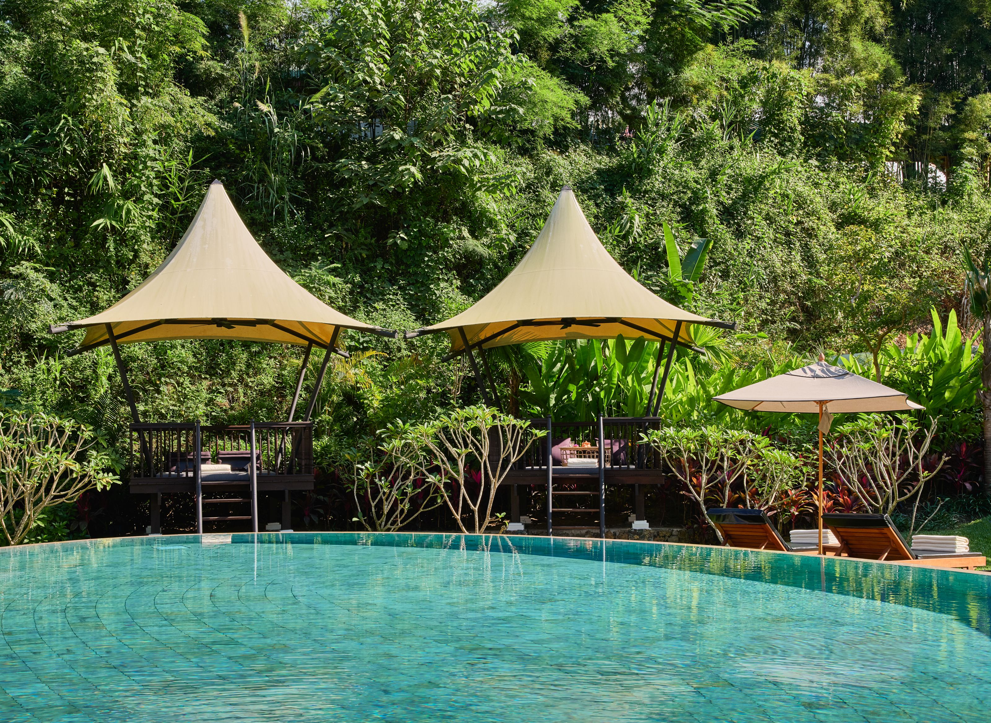 Xl Laos Rosewood Luang Prabang Main Pool Cabanas