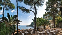 XL Italy Sicily Hotel Villa Sant Andrea Exterior Palmtrees Lounge Outdoor