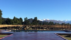 Small New Zeland Wanaka Haven Landscape Pool View