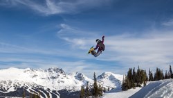 Xl Canada BC Whistler Blackcomb Snowboarder Jump