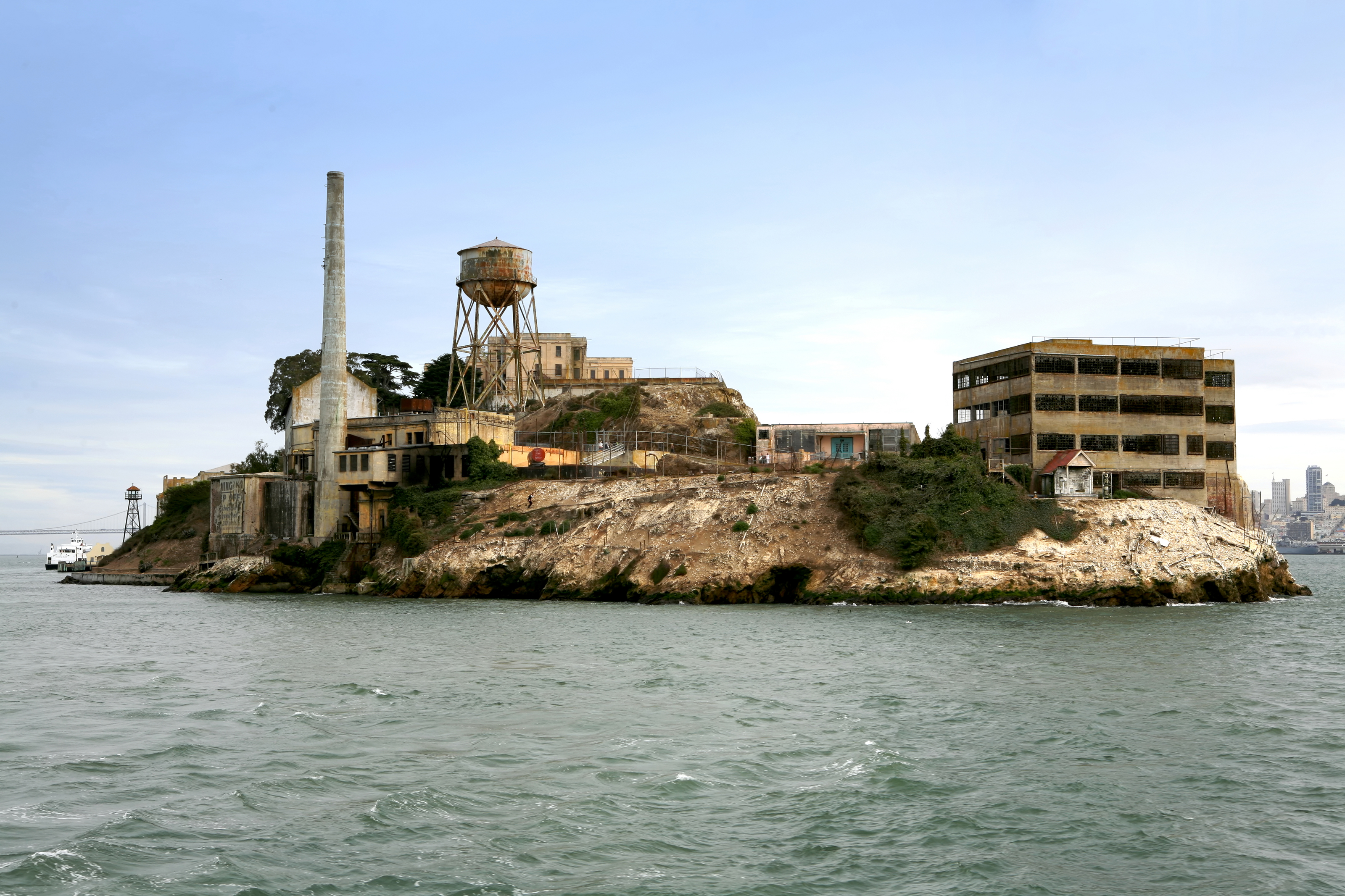 Xl USA California San Francisco Alcatraz Jail Backside