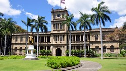 Xl Hawaii Oahu Supreme Court Ali'iolani Hale Or House Of The Heavenly King Formerly Palace Honolulu