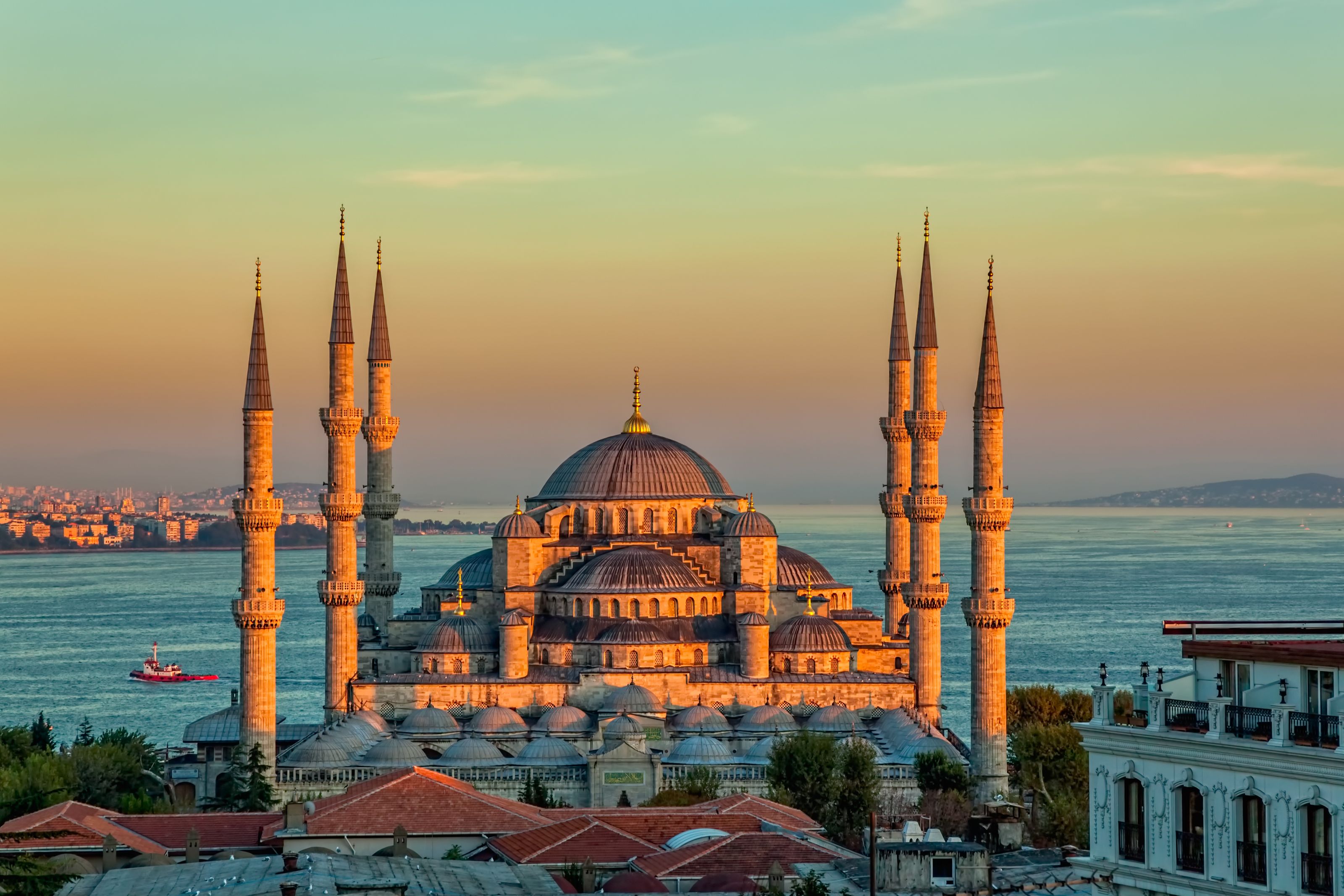 XL Turkey Istanbul Blue Mosque Sunset