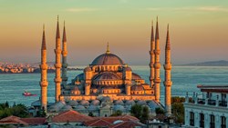XL Turkey Istanbul Blue Mosque Sunset