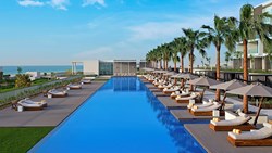 XL UAE The Oberoi Beach Resort Al Zorah Main Pool Daytime