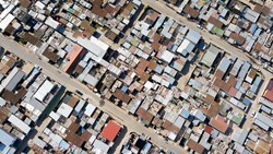 Xl South Africa Cape Town Township Aerial View